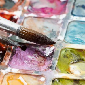 Watercolour/gouache & ink